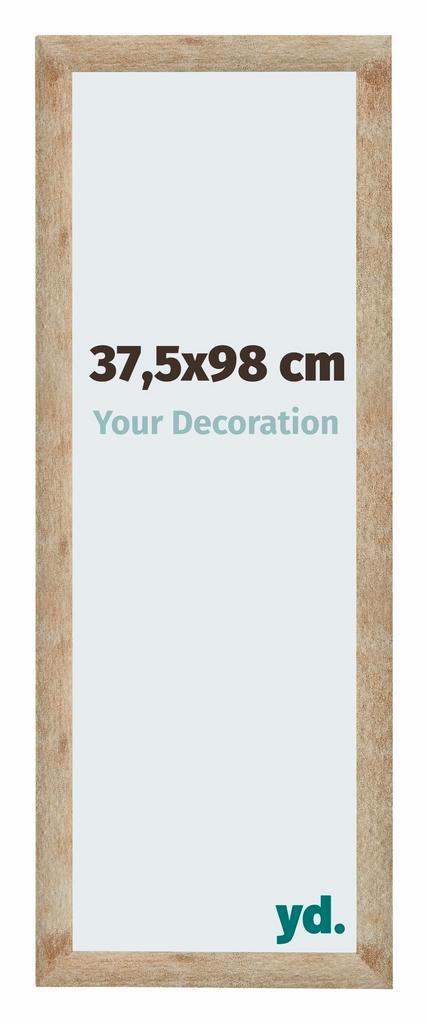 Fotolijst 37,5x98 cm - Goud - MDF - Catania, Huis en Inrichting, Woonaccessoires | Lijsten, Nieuw, Verzenden