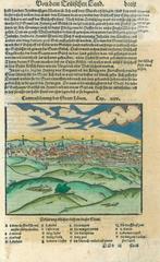 Zicht op Leuven, Antiek en Kunst, Kunst | Etsen en Gravures