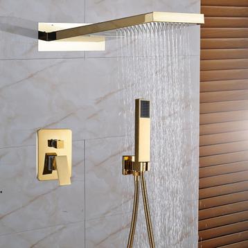 Luxe gouden douche beschikbaar voor biedingen