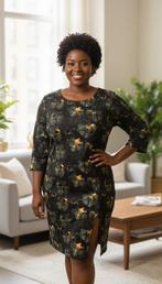 Ophilia jurk Angela print Maat:, Kleding | Dames, Jurken, Verzenden, Nieuw, Overige kleuren