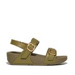 -0% FitFlop  FitFlop Lulu adjustable sandal leather  maat 37, Kleding | Dames, Schoenen, Verzenden, Nieuw, Groen