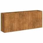 Weervaste Stalen Plantenbak 200cm | Retourdeal, Tuin en Terras, 100 cm of meer, Nieuw, Ophalen of Verzenden, Metaal