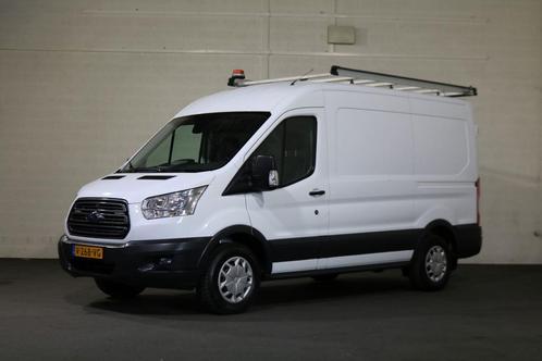 Ford Transit 2.0 TDci 130pk L2 H2 Airco Imperiaal Trap Trekh, Auto's, Bestelauto's, Lease, Handgeschakeld, Wit, Financial lease