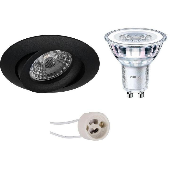 Voordeelset: LED Spot Set - Pragmi Uranio Pro - GU10 Fitting, Huis en Inrichting, Lampen | Spots, Plafondspot of Wandspot, Nieuw