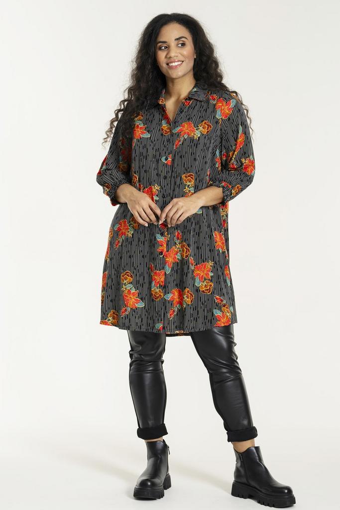 Studio blouse Emilie bloem print Maat:, Kleding | Dames, Blouses en Tunieken, Overige kleuren, Nieuw, Verzenden
