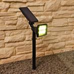 Solar LED prikspot Pulse met 2 lichtstanden - extra Warm Wit, Kunststof, Verzenden, Minder dan 50 watt, Staande lamp