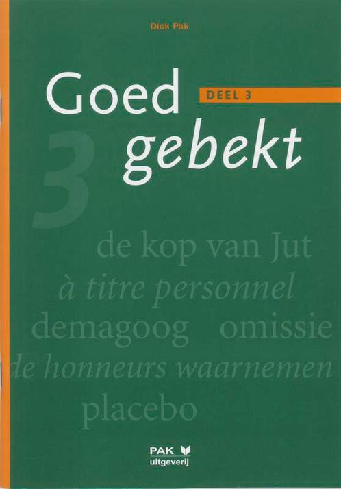 Goed gebekt 3 deel Leerlingenboek 9789080516236, Boeken, Wetenschap, Zo goed als nieuw, Verzenden