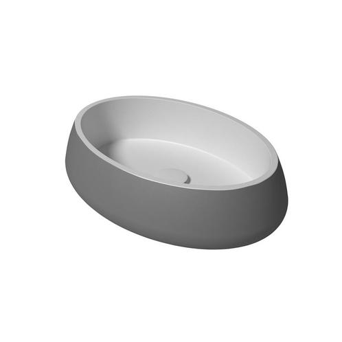 Waskom Zenon Elipse 60x42 cm Titanio, Doe-het-zelf en Verbouw, Sanitair, Overige typen, Nieuw, Ophalen of Verzenden
