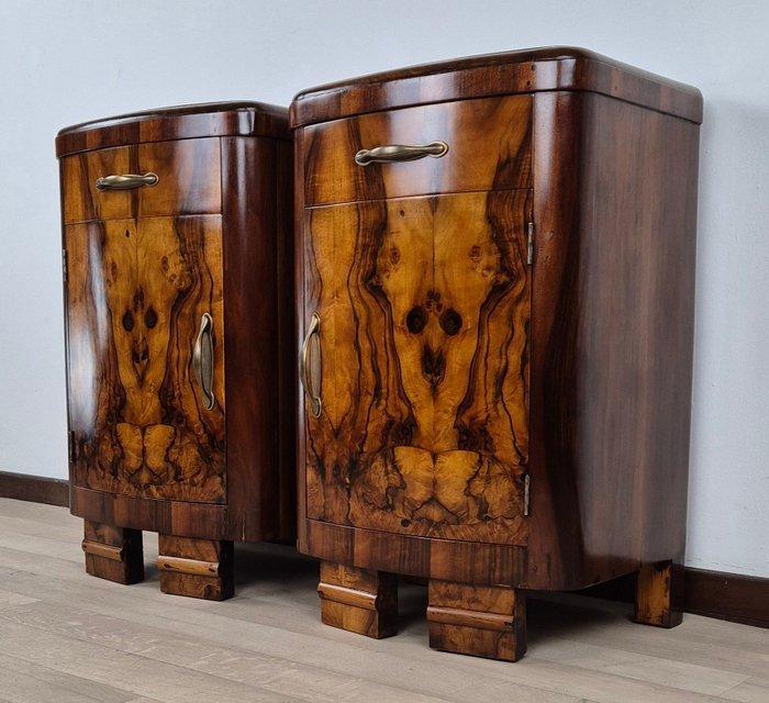 Comodini Art Déco Emiliani 1928 - Nachtkastje -, Antiek en Kunst, Kunst | Designobjecten