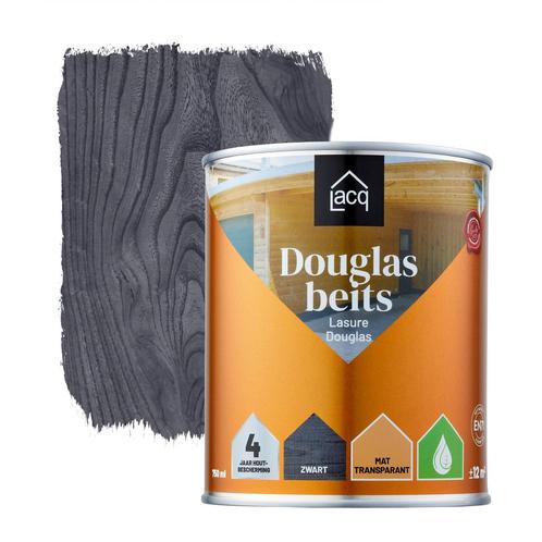 Lacq Douglas Beits Black 0.75L, Doe-het-zelf en Verbouw, Verf, Beits en Lak, Beits, Nieuw, Minder dan 5 liter, Verzenden