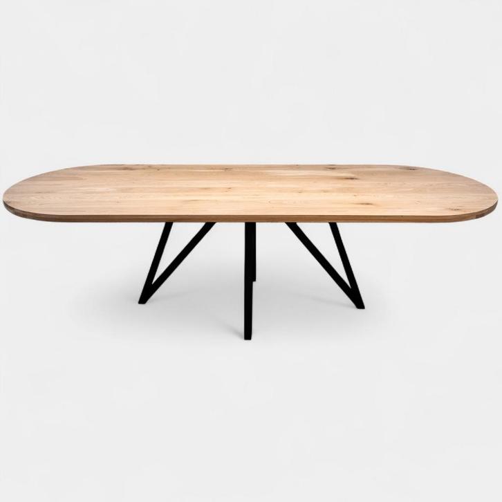 XXL eikenhouten tafels op maat – topkwaliteit & voordelig, Huis en Inrichting, Tafels | Eettafels, 200 cm of meer, Nieuw, 200 cm of meer