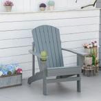 TRUUSK Adirondack Tuinstoel Met Bekerhouder Ligstoel Balkons, Tuin en Terras, Tuinstoelen, Verzenden, Nieuw