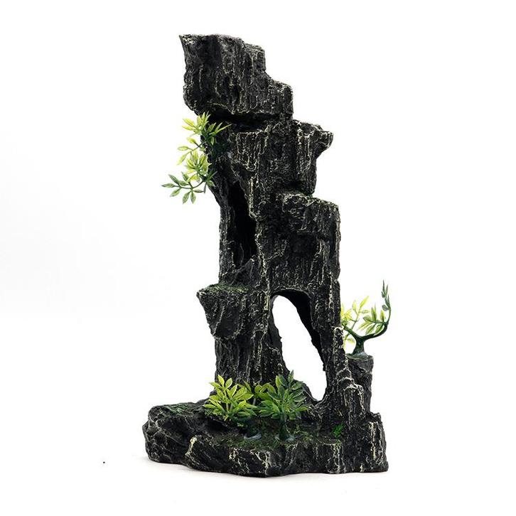 Steile rots met doorkijk OS-121 - aquarium decoratie, Dieren en Toebehoren, Vissen | Aquaria en Toebehoren, Sierelement, Nieuw