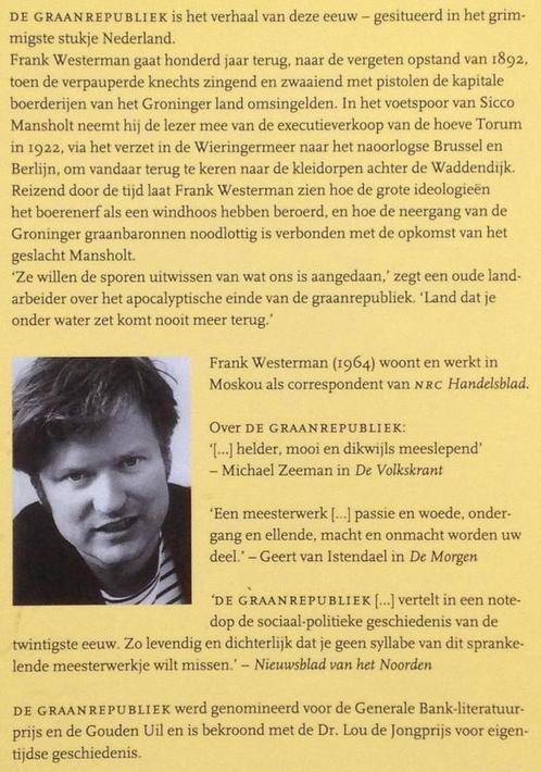 GRAANREPUBLIEK 9789045003627 Frank Westerman, Boeken, Romans, Gelezen, Verzenden