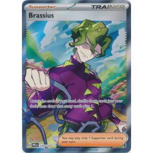Brassius 135/131 Prismatic Evolutions, Hobby en Vrije tijd, Verzamelkaartspellen | Pokémon, Losse kaart, Nieuw, Foil, Ophalen of Verzenden