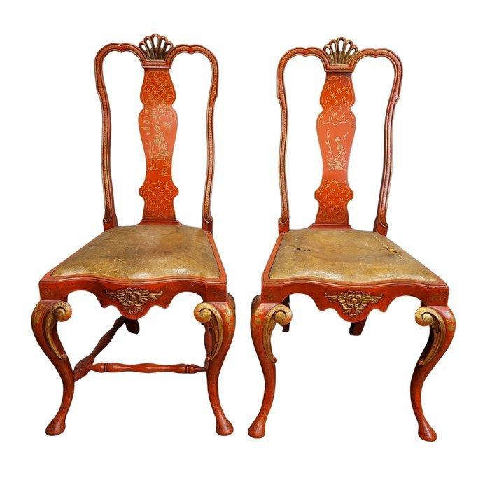 Stoel (2) - Hout - In navolging van Pierre Lottier, Antiek en Kunst, Curiosa en Brocante