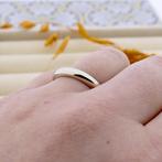 Blush witgouden aanschuifring, Gebruikt, Overige kleuren, Ophalen of Verzenden, 17 tot 18