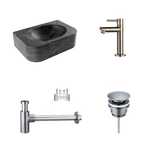 Sani Royal Fonteinset Hardstenen Flow met Kraan,, Tuin en Terras, Waterpartijen en Fonteinen