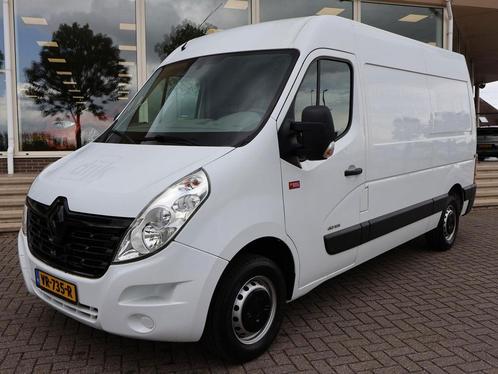 Renault Master T35 2.3 dCi 125 PK L2H2 + CRUISE CONTROL, Auto's, Bestelauto's, Lease, Handgeschakeld, Wit, Financial lease, Stof