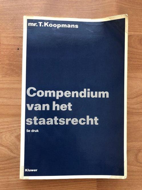 Compendium van het staatsrecht 9789026817212, Boeken, Schoolboeken, Zo goed als nieuw, Verzenden