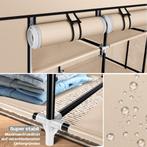 KESSER® Kledingkast in Stof en Metaal 150x45x175cm - opvouwb, Verzenden, Nieuw