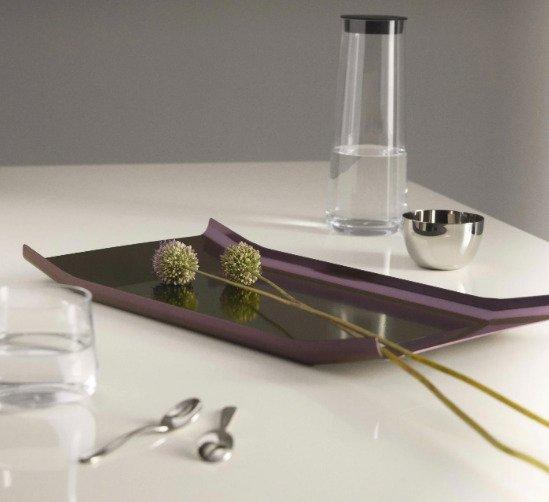 Alessi - Enzo Mari - Dienblad - Arran - Staal, Antiek en Kunst, Antiek | Meubels | Stoelen en Banken