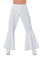 Hippie Broek Wit, Kleding | Heren, Carnavalskleding en Feestkleding, Nieuw, Verzenden