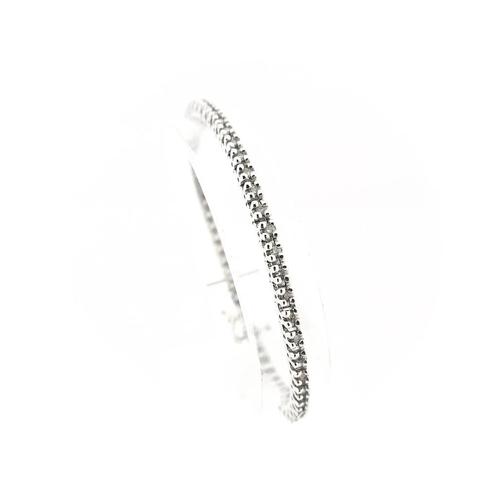 Witgouden tennis armband met diamant; 1,00 ct. | 17,5 cm, Sieraden, Tassen en Uiterlijk, Armbanden, Overige kleuren, Gebruikt
