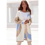 Lascana Lang vest met patroon, zachte cardigan,, Verzenden, Nieuw