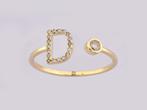 Zonder Minimumprijs - Ring - 14 karaat Geel goud - 0.13ct., Sieraden, Tassen en Uiterlijk, Ringen, Nieuw