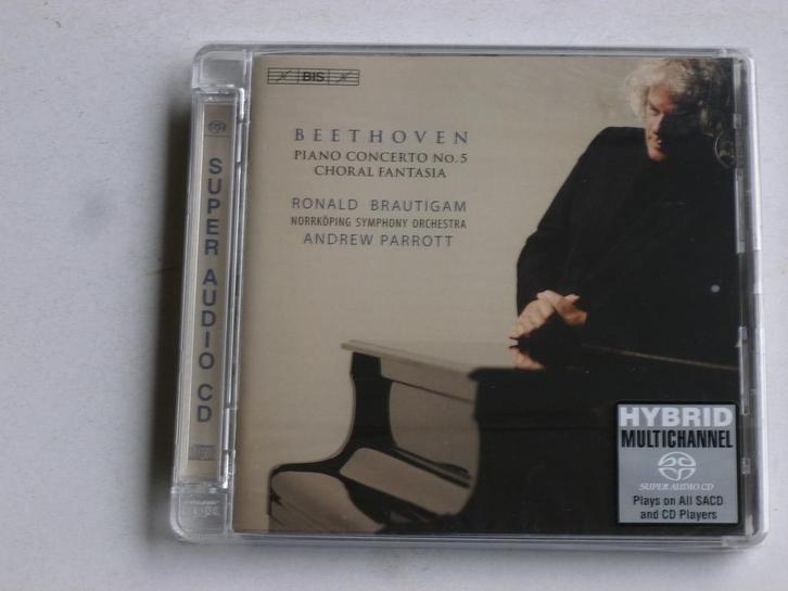 Beethoven - Piano Concerto 5 / Ronald Brautigam, Parrott (SA, Cd's en Dvd's, Cd's | Klassiek, Zo goed als nieuw, Verzenden