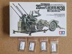 Tamiya 35091 20mm Flakvierling 38 mit Sd.Ah.52 1:35 + RB, Hobby en Vrije tijd, Modelbouw | Auto's en Voertuigen, Verzenden, Nieuw