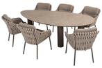 4 Seasons Outdoor Montera tuinset terre met Arizona tafel, Tuin en Terras, Verzenden, 6 zitplaatsen, Nieuw, Tuinset