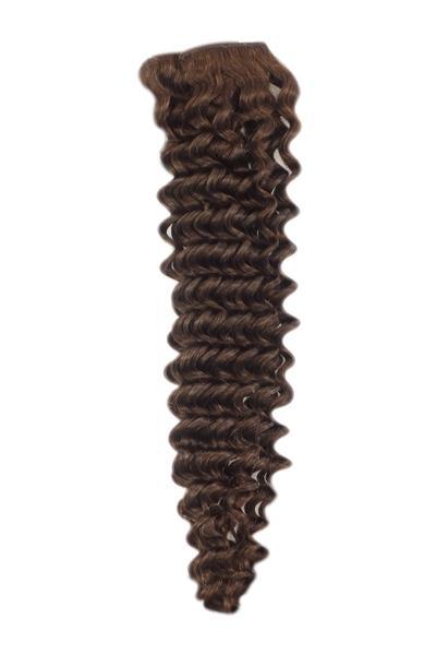 Remy Human Hair extensions curly 22 - bruin / rood 4/27#, Sieraden, Tassen en Uiterlijk, Uiterlijk | Haarverzorging