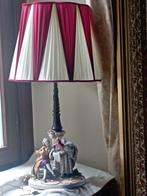 Tafellamp met beeldje - Porselein