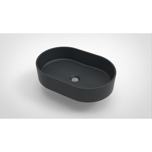 Opbouw Waskom Arcqua Case Ovaal 55x36 cm Mat Antraciet, Doe-het-zelf en Verbouw, Sanitair, Overige typen, Nieuw, Ophalen of Verzenden