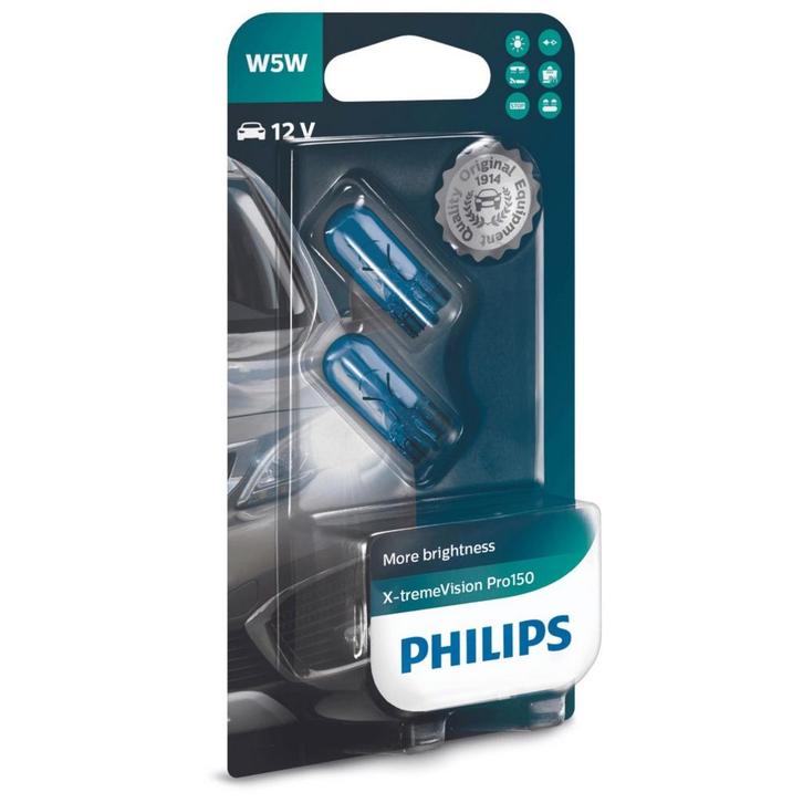 Philips W5W T10 X-treme Vision Pro150 12961XVPB2 Autolampen, Auto-onderdelen, Verlichting, Nieuw, Verzenden