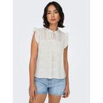 Only Shirt met broderie anglaise, Kleding | Dames, T-shirts, Verzenden, Nieuw