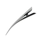 Haarspeld Duckklem 13cm – Basic – Glad – Metaal – Zilver, Nieuw