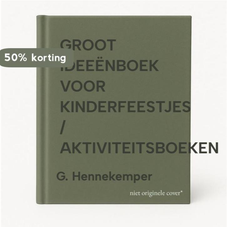 GROOT IDEEËNBOEK VOOR KINDERFEESTJES / AKTIVITEITSBOEKEN, Boeken, Kinderboeken | Kleuters, Gelezen, Verzenden