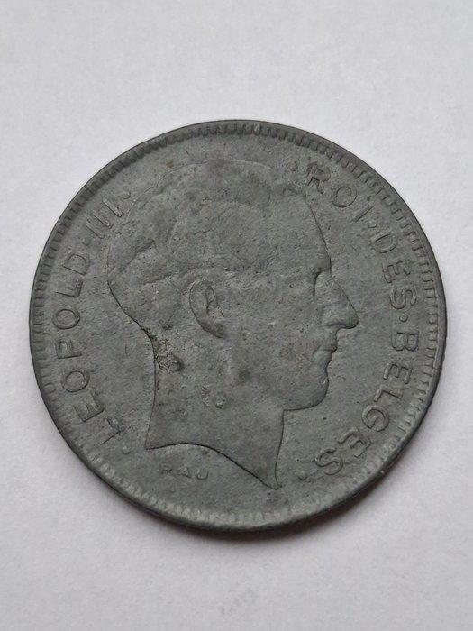 België. Leopold III. 5 Francs 1945 VL (Zonder Minimumprijs), Postzegels en Munten, Munten | Nederland