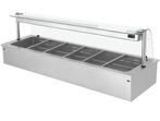 GGM Gastro | Bain-marie inbouw - 2,1m - 6x GN 1/1 - met |, Zakelijke goederen, Horeca | Meubilair en Inrichting, Verzenden, Nieuw in verpakking