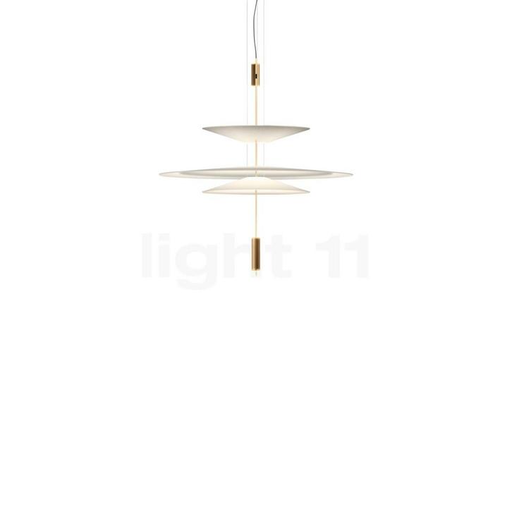 Vibia Flamingo 1530 Hanglamp LED, goud - casambi, Huis en Inrichting, Lampen | Hanglampen, Nieuw, Verzenden