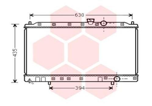RADIATOR VOOR MITSUBISHI COLT 1992-1995 MB924972, Auto-onderdelen, Airco en Verwarming, Nieuw, Ophalen of Verzenden
