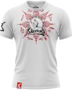 8 Weapons Muay Thai T-Shirt Eight Ways Yant Wit Rood, Kleding | Heren, Vechtsport, Rood, Maat 56/58 (XL), Nieuw