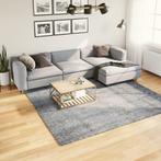vidaXL Vloerkleed PAMPLONA shaggy hoogpolig modern 240x240, Verzenden, Nieuw, Blauw