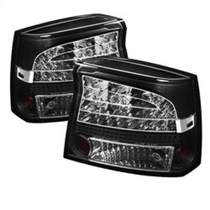 Spyder Dodge Charger 09-10 LED Tail Lights Black, Auto-onderdelen, Verlichting, Ophalen of Verzenden