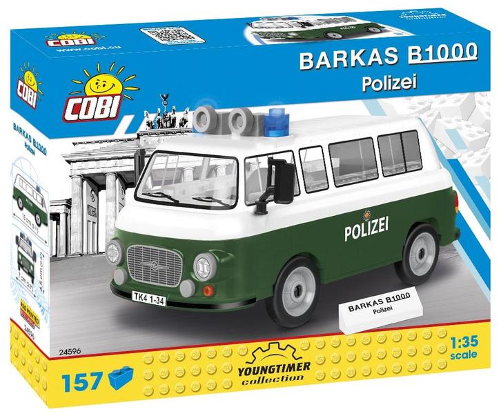 COBI 24596 - Barkas B1000 Politie (Voertuigen), Kinderen en Baby's, Speelgoed | Bouwstenen, Nieuw, Verzenden
