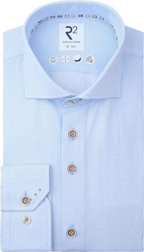 R2 Overhemd Oxford Lichtblauw maat 43 Heren, Kleding | Heren, Overhemden, Nieuw, Verzenden