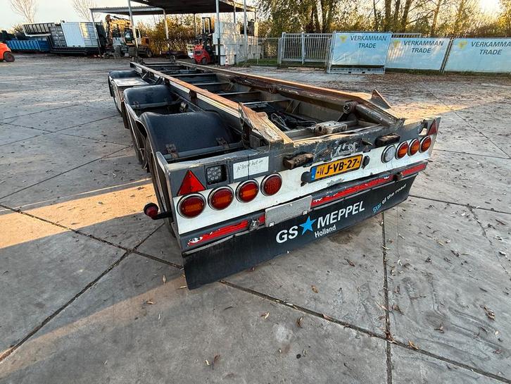 GS Meppel 30 ton haak arm container aanhanger 7 meter, Zakelijke goederen, Machines en Bouw | Transport